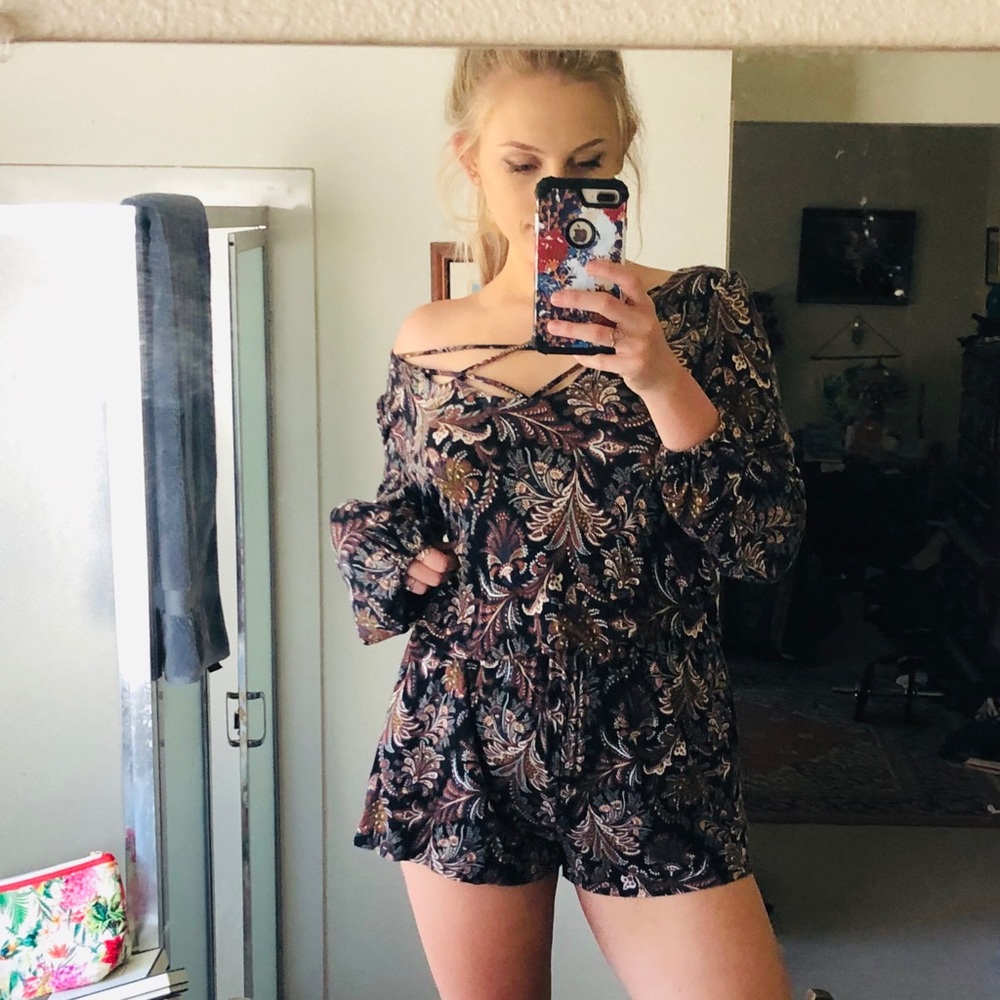Boho Printed Romper